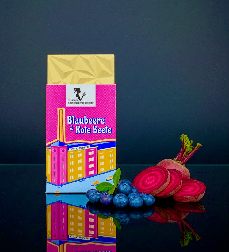 Weiße Schokolade | Blaubeere & Rote Bete