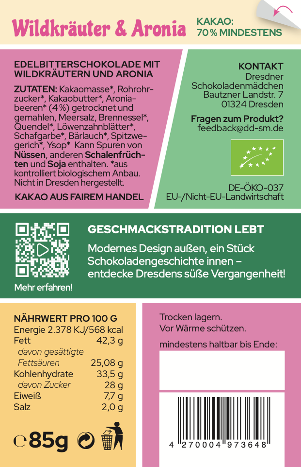 Edelbitter | Wildkräuter & Aronia